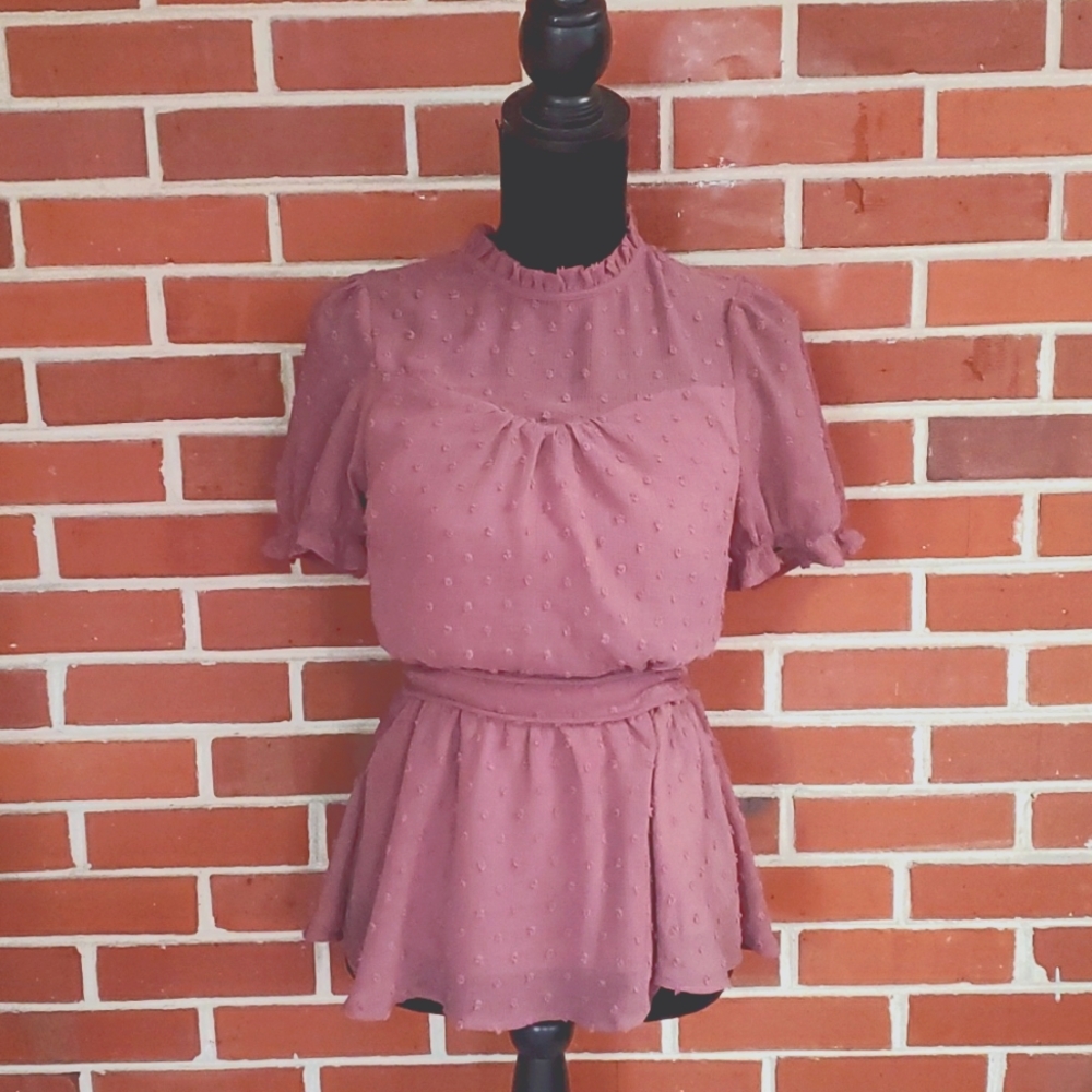 Monteau Los Angeles Mulberry Top